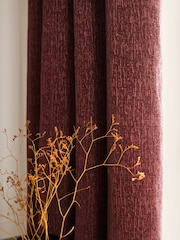 Cortinas de ilhós de chenille pesadas - Imagem 5 de 6
