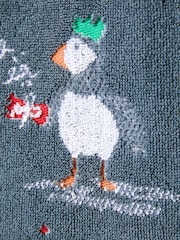 Blue Puffin Christmas 100% Cotton Towels - Image 3 of 6