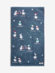 Blue Puffin Christmas 100% Cotton Towels - Image 5 of 6