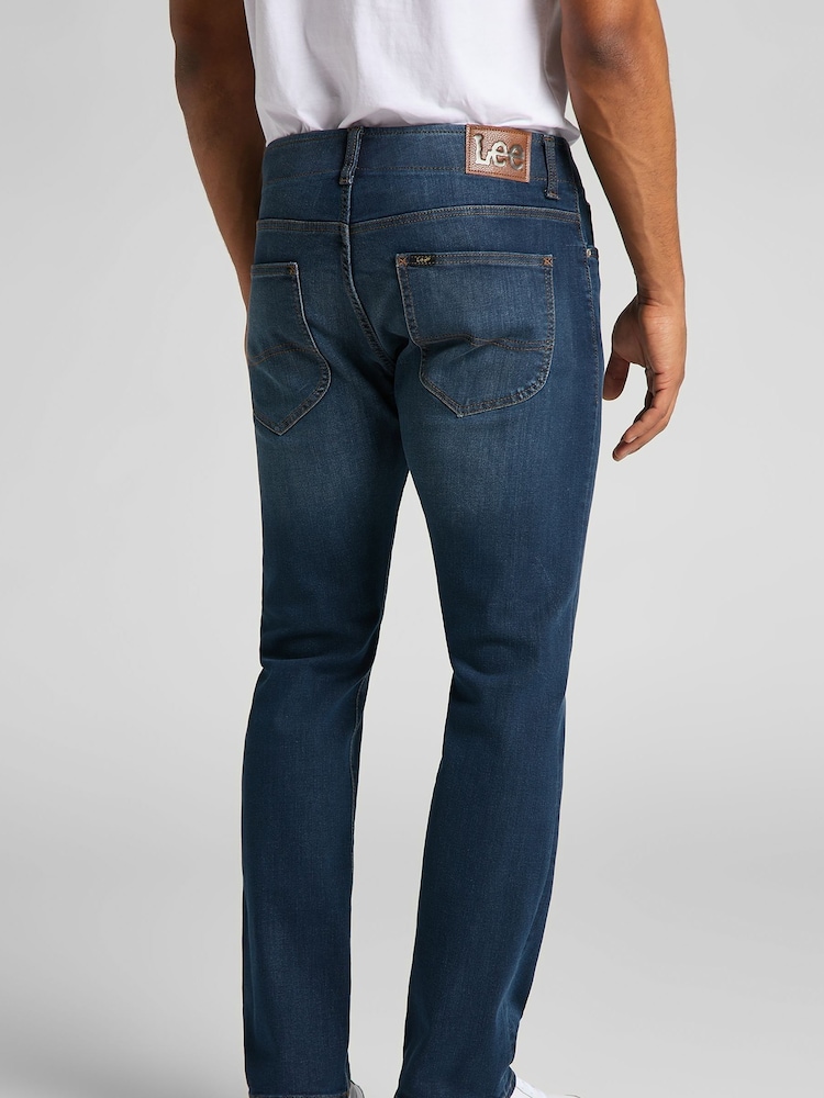 Lee Mid Blue Denim Slim Fit MVP Jeans - Image 2 of 6