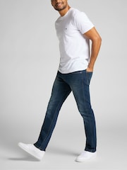 Lee Mid Blue Denim Slim Fit MVP Jeans - Image 3 of 6