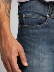 Lee Mid Blue Denim Slim Fit MVP Jeans - Image 5 of 6