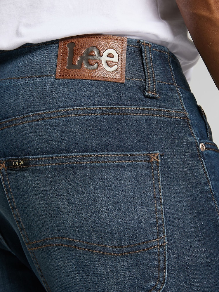 Lee Mid Blue Denim Slim Fit MVP Jeans - Image 6 of 6