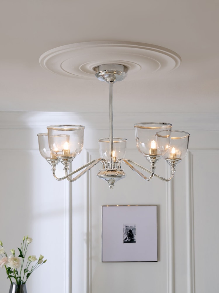 Chrome Gloucester 5 Light Chandelier Light - Image 1 of 6