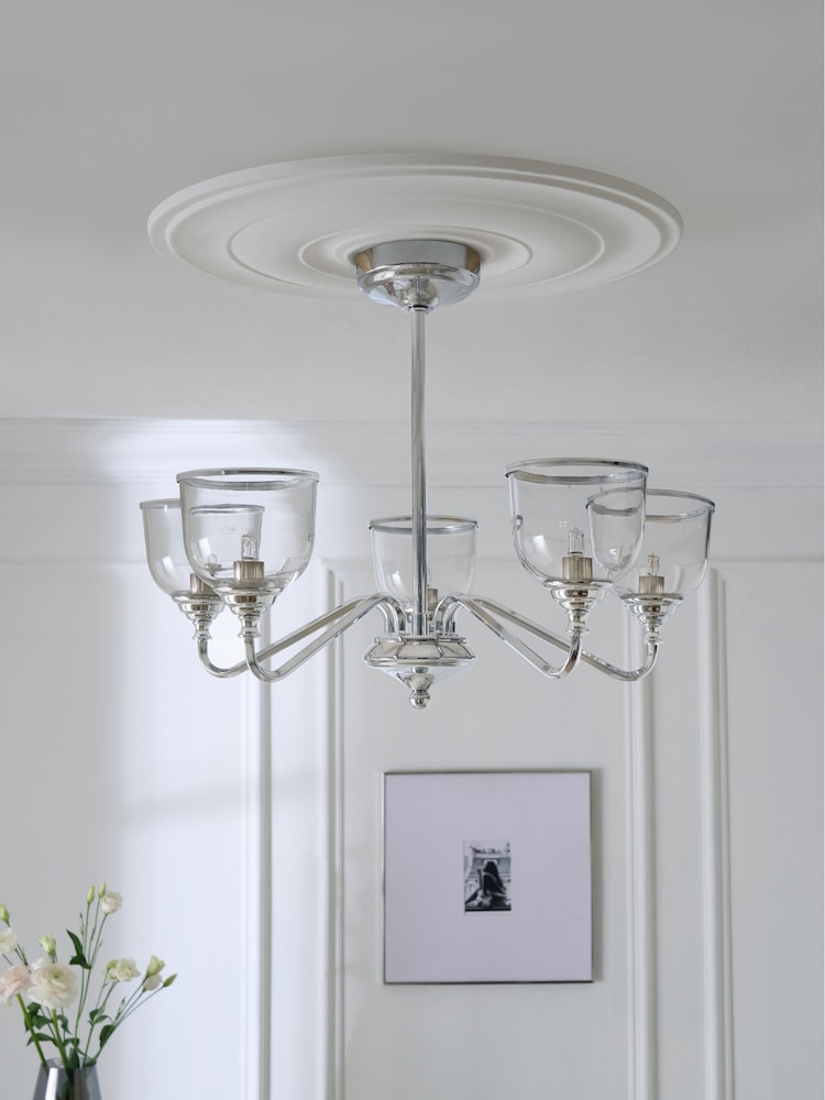 Chrome Gloucester 5 Light Chandelier Light - Image 2 of 6