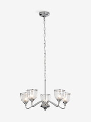 Chrome Gloucester 5 Light Chandelier Light - Image 3 of 6