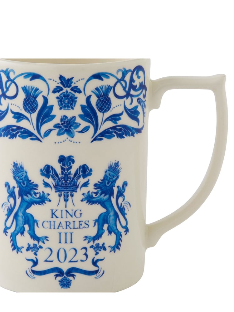 Spode Blue King's Coronation Mug - Image 4 of 4