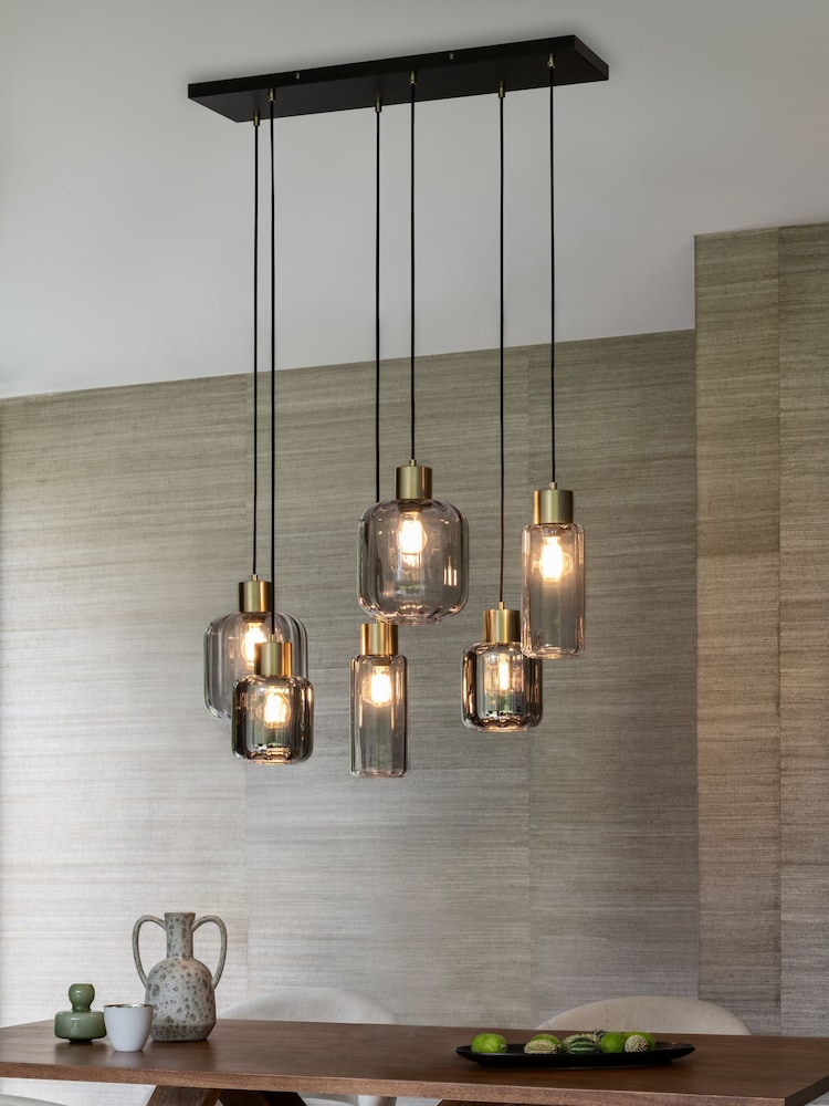 Grey Jensen 6 Light Pendant Ceiling Light - Image 1 of 6
