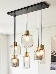 Grey Jensen 6 Light Pendant Ceiling Light - Image 5 of 6