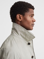 Private White Mid-Length Trench Coat - Image 4 of 6