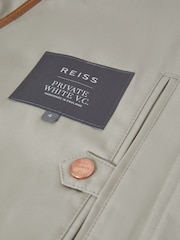 Private White Mid-Length Trench Coat - Image 6 of 6