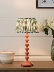 Green Sanderson Pleated Table Lamp - Image 1 of 4