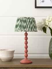 Green Sanderson Pleated Table Lamp - Image 2 of 4