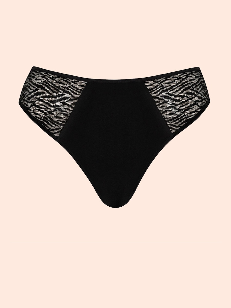 Curvy Kate Black Smoothie Lace Brazilian Briefs - Image 3 of 3 Curvy Kate Black Smoothie Lace Brazilian Briefs - Image 3 of 3