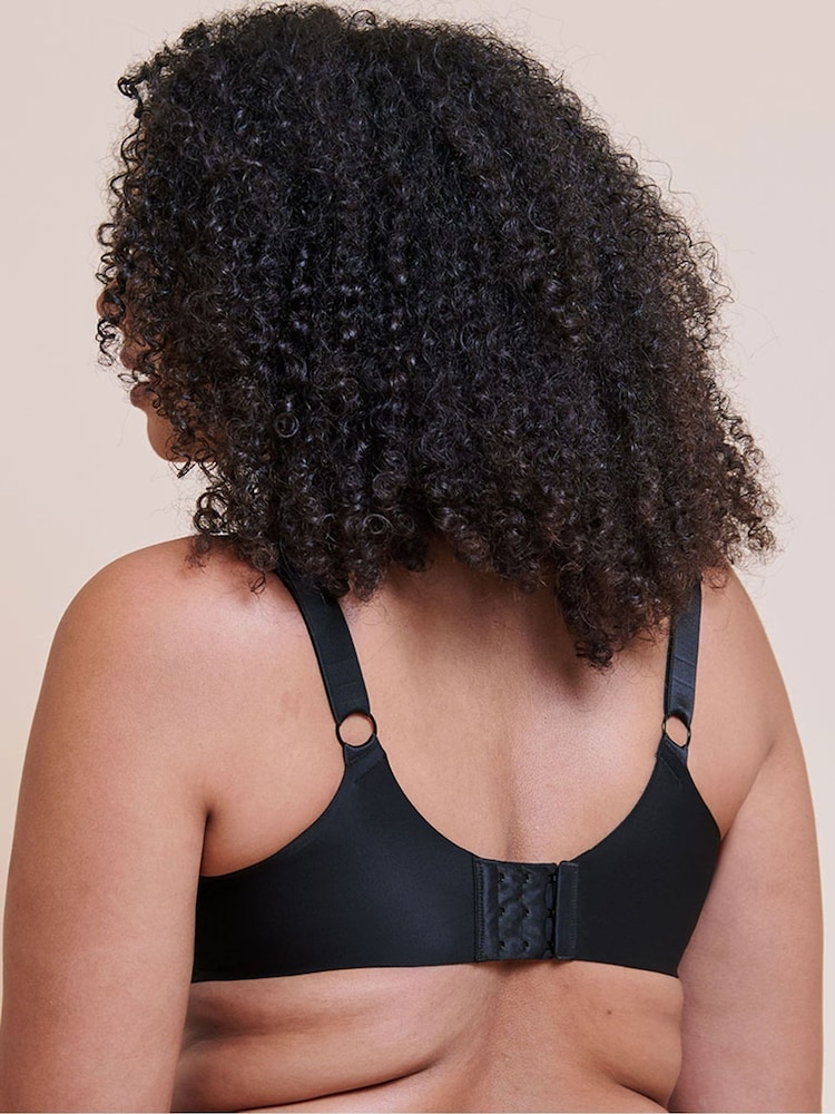 Curvy Kate Black Smoothie Lace Moulded Balcony Bra - Image 2 of 4