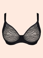 Curvy Kate Black Smoothie Lace Moulded Balcony Bra - Image 4 of 4