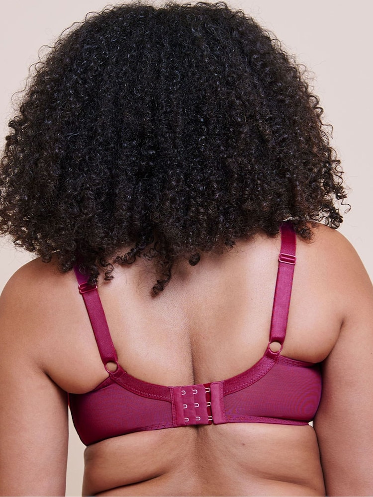 Curvy Kate Pink Boost Sweetheart Padded Balcony Bra - Image 2 of 5 Curvy Kate Pink Boost Sweetheart Padded Balcony Bra - Image 2 of 5