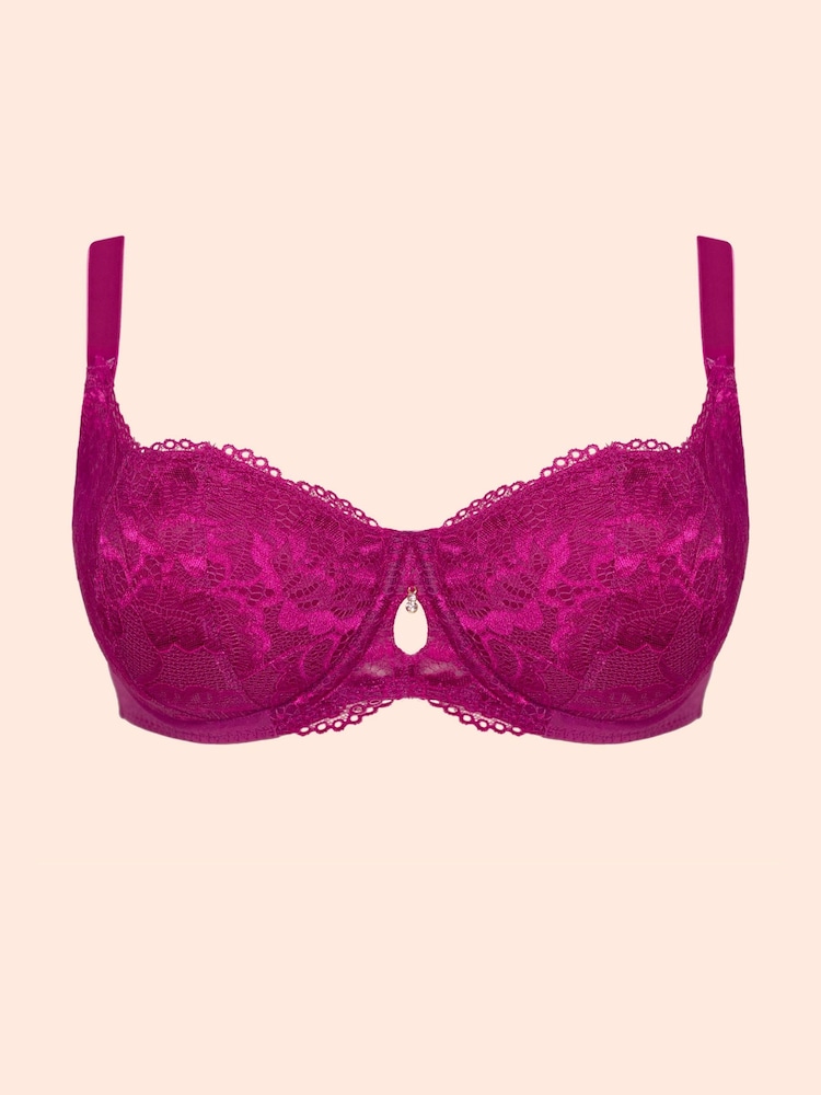 Curvy Kate Pink Boost Sweetheart Padded Balcony Bra - Image 5 of 5 Curvy Kate Pink Boost Sweetheart Padded Balcony Bra - Image 5 of 5