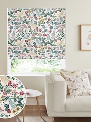 Cath Kidston Green Twilight Garden Made To Measure Roman 100% Cotton Blind - Image 1 of 4