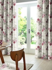 Cath Kidston Pink Antique Rose Made To Measure 100% Cotton Curtains - Image 2 of 7