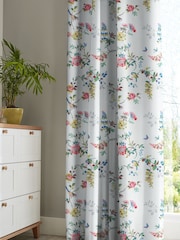 Cath Kidston White Birds and Roses Made To Measure 100% Cotton Curtains - Image 5 of 6