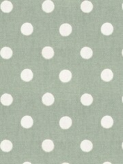 Cath Kidston Green Button Spot Made To Measure 100% Cotton Curtains - Image 6 of 6