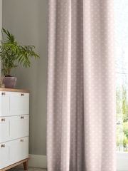 Cath Kidston Pink Button Spot Made To Measure 100% Cotton Curtains - Image 5 of 6