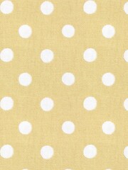 Cath Kidston Yellow Button Spot Made To Measure 100% Cotton Curtains - Image 6 of 6