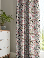 Cath Kidston Pink/White Painted Daisy Made To Measure 100% Cotton Curtains - Image 5 of 6