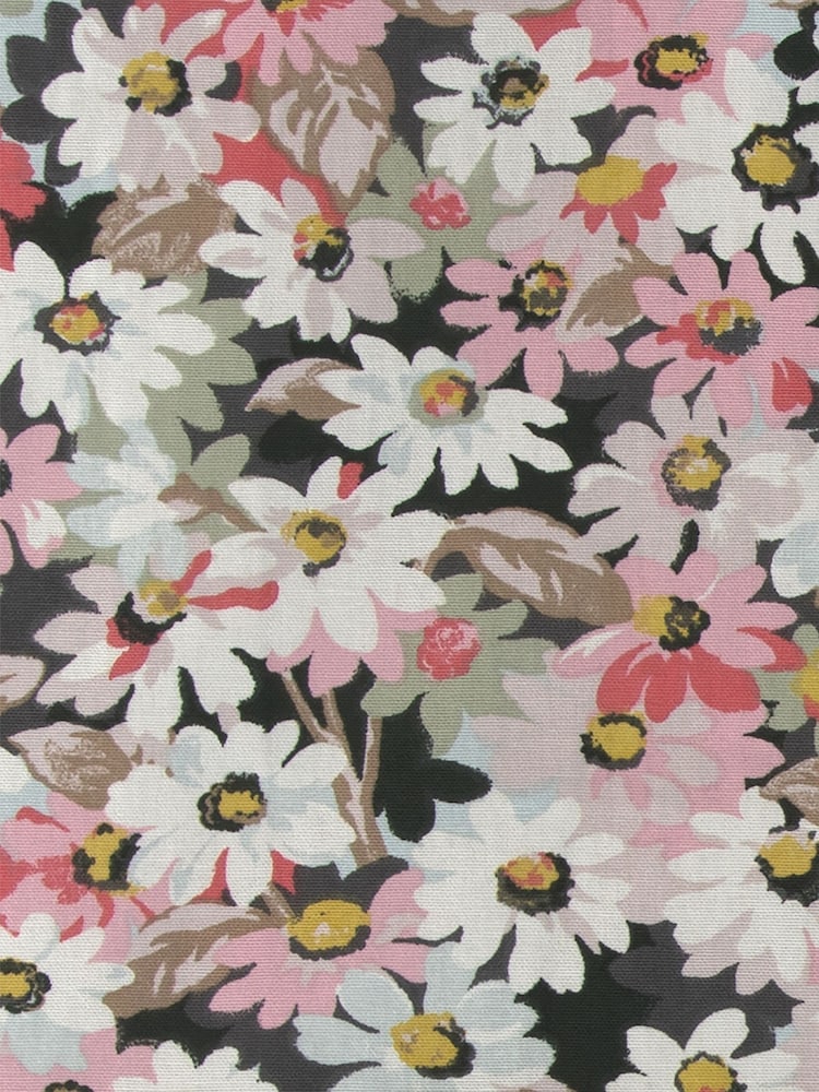 Cath Kidston Pink/White Painted Daisy Made To Measure 100% Cotton Curtains - Image 6 of 6