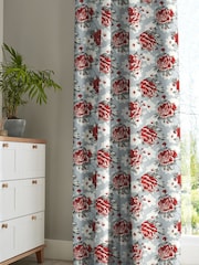 Cath Kidston Red Rose Bloom Made To Measure 100% Cotton Curtains - Image 5 of 6