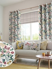 Cath Kidston Green Twilight Garden Made To Measure 100% Cotton Curtains - Image 1 of 6