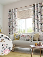 Cath Kidston Cream Vintage Bunch Made To Measure 100% Cotton Curtains - Image 1 of 6
