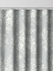 Cath Kidston Grey Washed Rose Made To Measure 100% Cotton Curtains - Image 8 of 9