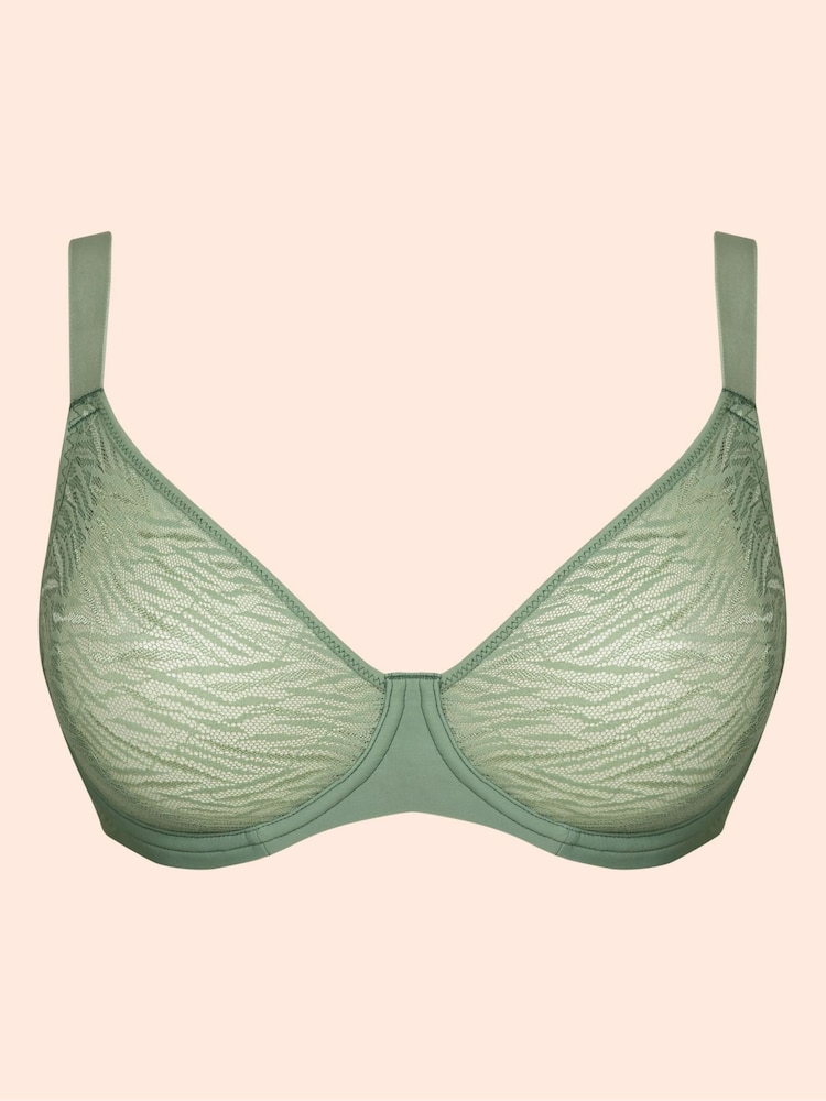 Curvy Kate Green Smoothie Lace Moulded Balcony Bra - Image 4 of 4