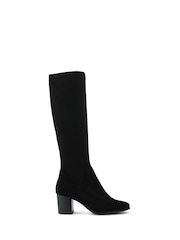 Jones Bootmaker Black Calissa Cushioned Zip Up Long Boots - Image 2 of 6