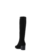 Jones Bootmaker Black Calissa Cushioned Zip Up Long Boots - Image 4 of 6