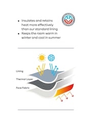 Cortinas de ilhós com listras metálicas - Imagem 5 de 5