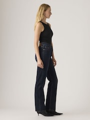 Levi's® Dark Blue Women’s Ribcage Full-Length Jeans - Image 3 of 6