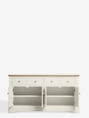 Chalk White Hampton Painted Oak Large Sideboard - Image 6 of 8