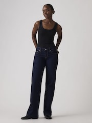 Levi's® Navy Blue Low Rise Loose Jeans - Image 2 of 7