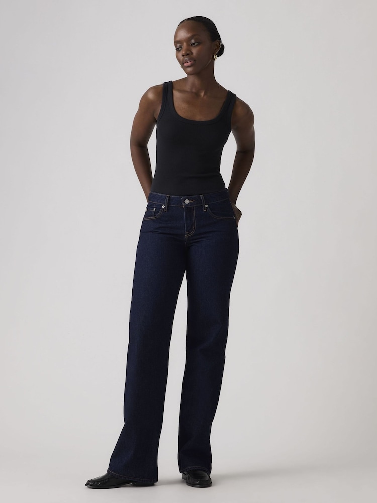 Levi's® Navy Blue Low Rise Loose Jeans - Image 2 of 7 Levi's® Navy Blue Low Rise Loose Jeans - Image 2 of 7
