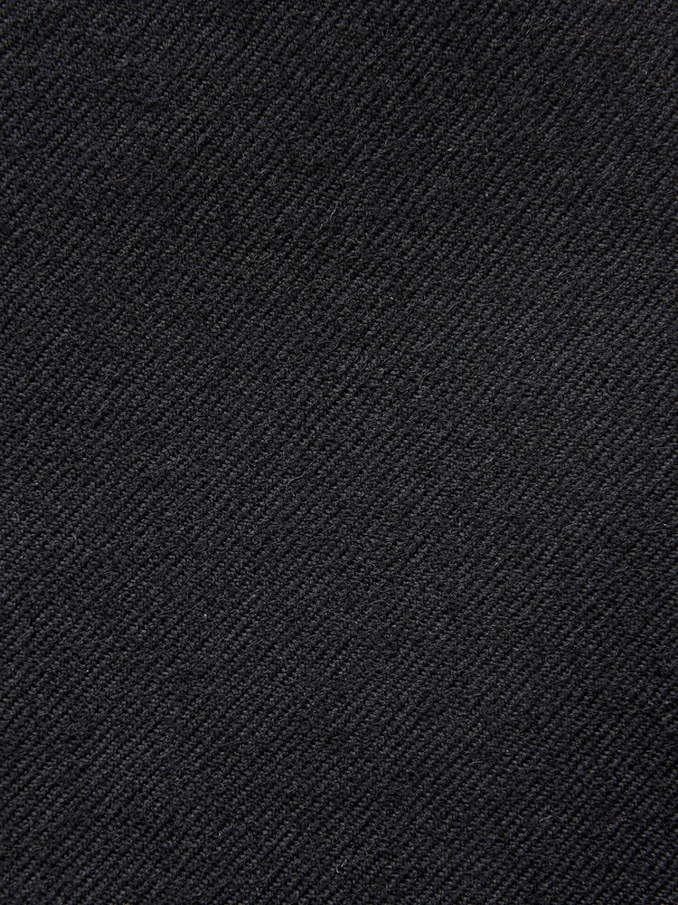 Black Regular Fit Signature 100% Wool Trousers With Motion Flex Waistband - Image 13 of 14