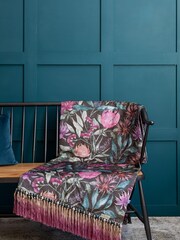 Voyage Black Fortazela Throw - Image 1 of 2