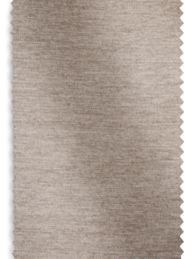 Natural Soft Touch Chenille Lined Eyelet Curtains - Image 6 of 6