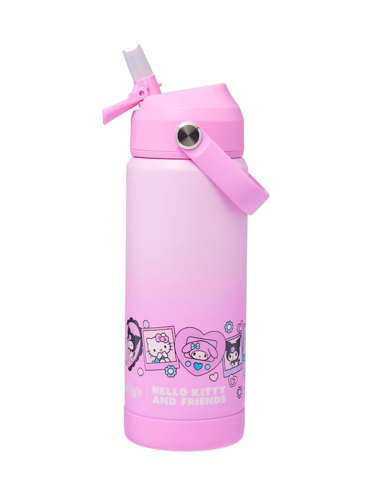 Smiggle Pink Hello Kitty And Friends Squiggle Insulated Stainless Steel Drink Bottle 550Ml - Image 1 of 1