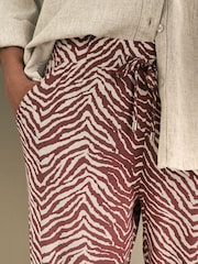 Brown Jersey Joggers - Image 3 of 5