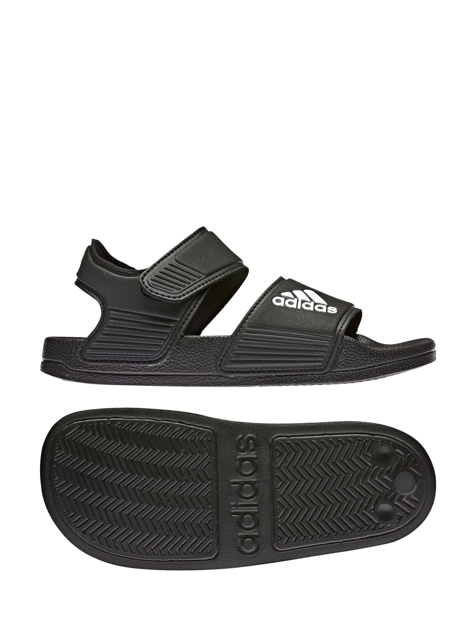 Buy adidas Black Adilette Kids Sandals from Next USA