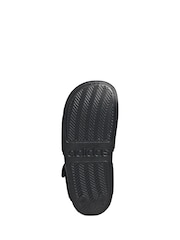 adidas Black Adilette Kids Sandals - Image 7 of 9