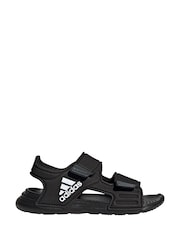 adidas Black Altaswim Junior Sandals - Image 1 of 10